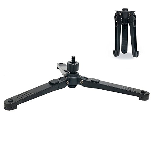 KINGJOY Monopod Stand Base 3-Leg Monopod Rotating Base 3/8 Inch Screw Max Load