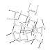 Gardner Bender PS-150 Plastic Staple, ½ Inch., 14/2, 12/2, 10/2 (NM) Cable, Quick / Easy Installation, for Romex, UF, (NM) & More, 100 Pk., White