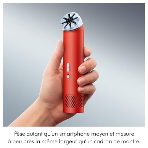 Dyson HushJet™ Mini - Ventilateur portable 3‑en‑1, puissant et silencieux, idéal pour les voyages et les déplacements. Fraîcheur express avec flux d'air turbo jusqu'à 25 m/s et jusqu’à
