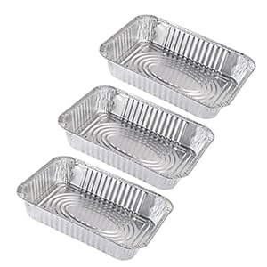 HOLIDYOYO Aluminiumfolie Grilltablett Einweg-Set