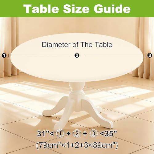Smiry Round Spandex Tablecloth, Fitted Table Cover for 31"-35" Tables by Smiry - Used condition - Image 7
