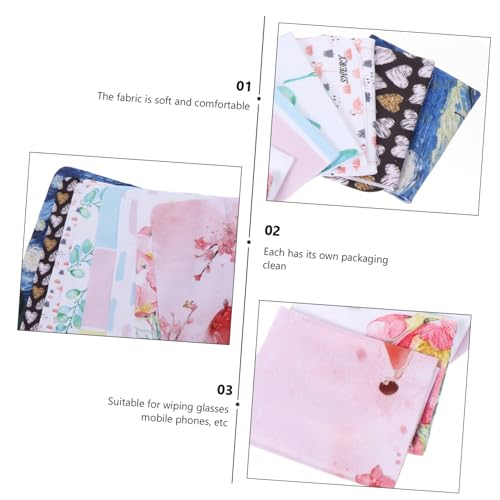 Ipetboom Paños Para Limpiar Gafas y Lentes De Microfibra 8 Piezas Paño De Limpieza Suave y Duradero Para Pantallas De Teléfono Portátil Uso Diario Para Gafas y Dispositivos Electrónicos - imagen 3