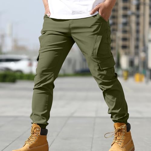 Tactical Cargo Pants for Men Waterproof Quick Dry Hiking Outdoor Trousers Ripstop Work Multi Pockets Tapered Trousers2