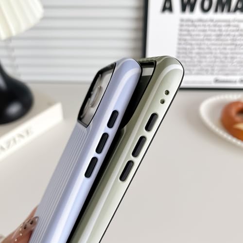 Coque iPhone 17 Pro MagSafe Skyseaco à rayures bleues en TPU et PC