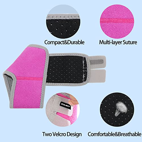 Sborter Kids Ankle Brace 1 Pair, Children Ankle Support, Ankle Compression Sleeve For Foot & Ankle Swelling, Achilles Tendon, Joint Pain, Injury Recovery, For Ice Skating Dance Hiking Running, Rose S #TOP2