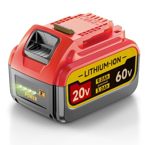Image of 9Ah Replacement Compatible for 20V MAX Battery with High Capacity Batteries Cordless Power Tools 20 Volt (1 * 20V MAX Battery) (1 Pack 3 /9Amp 20 /60Volt)