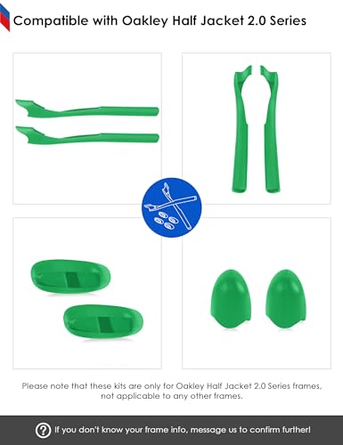 Image of BLAZERBUCK Replacement Sock Kits Earsocks & Nosepieces for Oakley Half Jacket 2.0 XL Sunglass