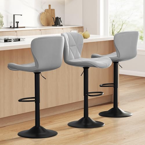 Daluvenix Adjustable Swivel Bar Stools