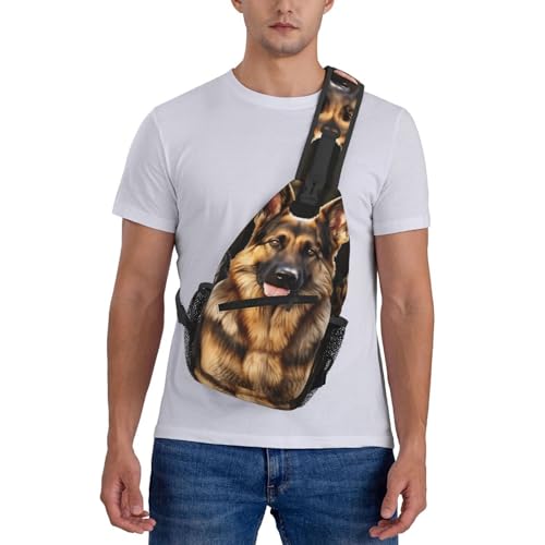 Bolso Bandolera Cruzado para Hombre y Mujer Negro miniatura 7