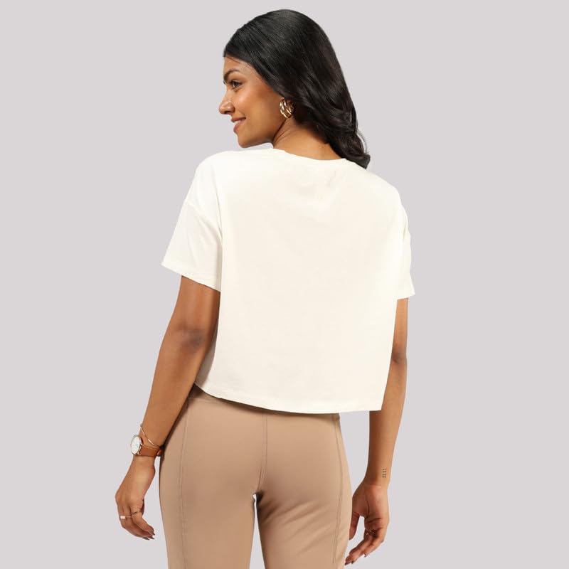 Image of BlissClub Women's Cotton Solid Regular Fit Tshirt