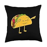 Taco gifts Taco Dabbing Throw Pillow, 18x18, Multicolor
