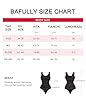 Bafully Kroppsbeh氓llare Shapewear Shapewear Bodysuit Shapewear Underkl盲der Smal Platt Mage Bantning Shaping med Avtagbar #5