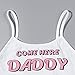 Huaheng Mujer Camiseta de Tirantes Divertido Ven Papi Camiseta Atada Al Cuello...
