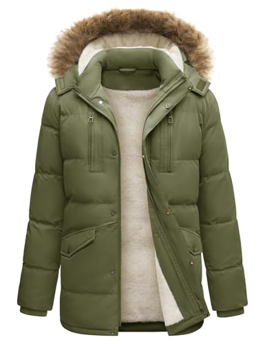 Parka manteaux matelassée contre le froid intense et la pluie