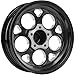 JEGS SSR Mag Wheel 15� x 4� | 5 x 4.75� Wheel Bolt Pattern Spacing | 1.75� Backspacing | Gloss Black Powder Coat | 3.27� Center Bore | Includes Center Cap