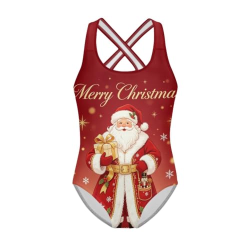 Image of Girls One Piece Cat Swimsuits Quick Dry Cartoon Beach Bathing Suit Crossback Swimwear for Kids 5-14 Years