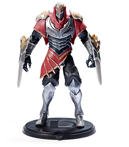 League Of Legends, 6-Inch Zed Collectible Figure W/Premium Details And 2 Accessories, The Champion Collection, Collector Grade, Ages 12 And Up #TOP5