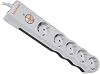 Tunçmatik TSK6134 Current Protector 5-Piece Socket, 1050 Joules, White, 1.5 meters