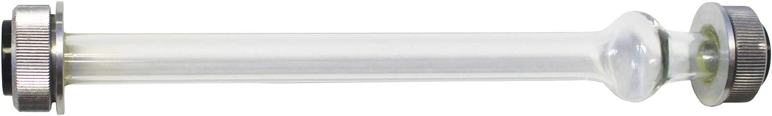 Vee Gee 4600P-SC200 Long Length Sample Cell, Bubble Trap, 200 mm Length, 18mL Volume, Use with 4601P Manual Polarimeter