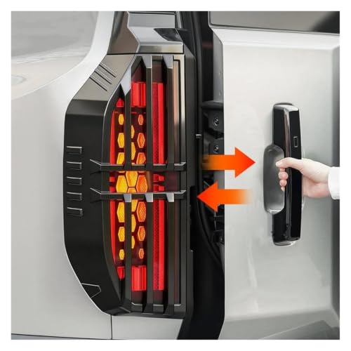 Protector luz trasera para Chery Jetour G700 cubierta exterior de lámparas led 3