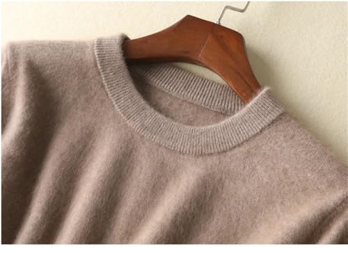 Men's Cashmere Sweater O-Neck Pullovers Knit Sweater Winter Tops Long Sleeve Casual Soft Jumpers4