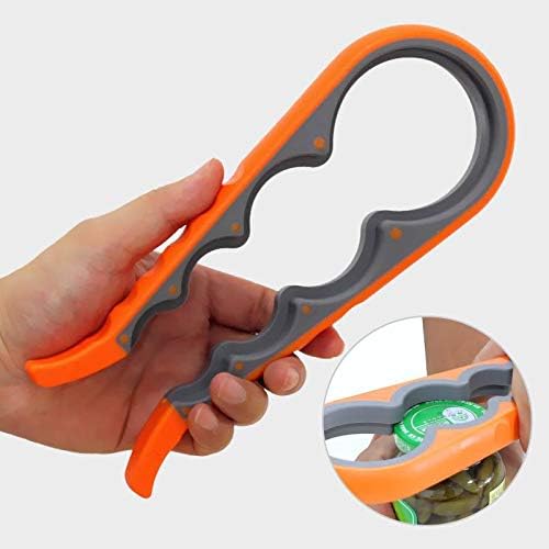 Low Strength Aided Jar Opener, Creative Silicone Bottle Openers, Multifunctional Labour-Saving Kitchen Tool to Remove Cap, Lids and Bottle Tops for Weak Hands, Elderly, Arthritis (Silicone Opener)