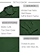 COOFANDY Men's Fitted Dress Shirts Long Sleeve Wrinkle Free Stretch Dress Shirts Green