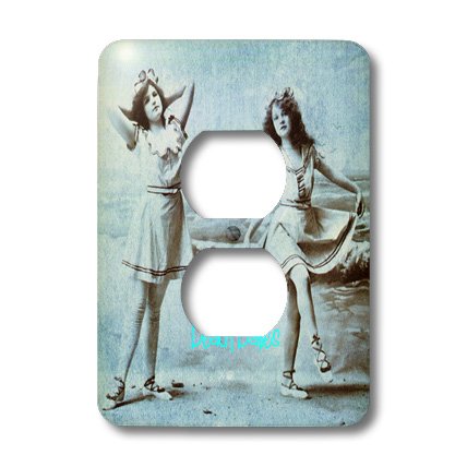Double prise d&eacute;corative de qualit&eacute; 3dRose lsp_10942_6 Angelandspot