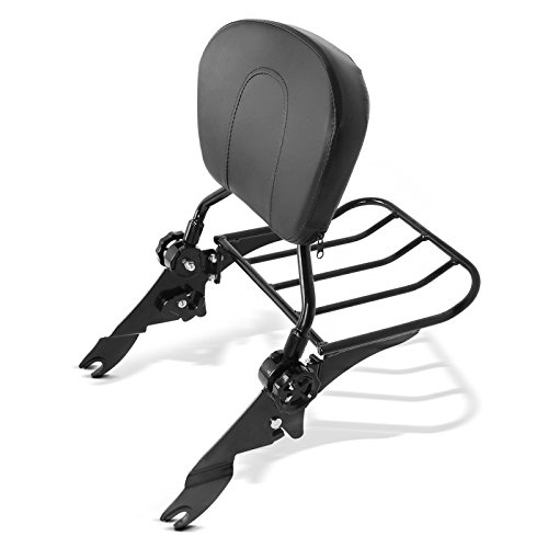 Sissy Bar mit Gepäckträger für Harley Davidson Street Glide Special 15-23 schwarz