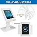 Mount-It! iPad Kiosk Stand, Anti-Theft Tablet Kiosk with Locking Countertop Enclosure & Freestanding Base, Compatible with iPad Pro, iPad Air & Gen 7–11 (10.2–11