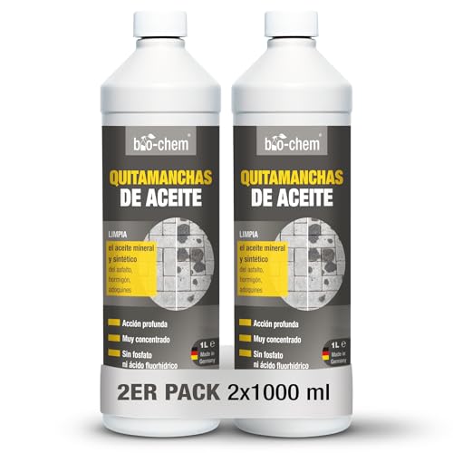 bio-chem Eliminador de Manchas de Aceite 2L, para piedra y hormigón