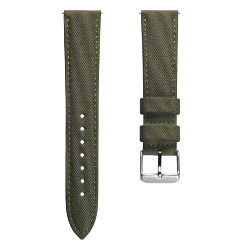ZULUDIVER SEAQUAL Cinturino per orologio, tessuto in plastica riciclata oceano, fodera vegana AppleSkin, sgancio rapido, imbottito, confortevole, fibbia in acciaio inossidabile, multicolore, 18 mm, 19