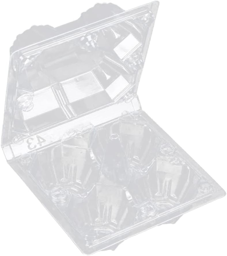 50pcs Plastic Egg Holder Portable Egg Tray for Refrigerator and Travel Secure Storage Container for Camping and Picnics for Organizing