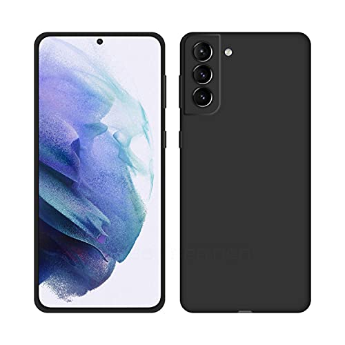 Image of Case Creation Luxurious OG Series for Samsung Galaxy S21 Case Cover,Anti-Dirty Slim Case Frosted Matte Cute Candy TPU Raised Bezel (Splash of Color) Back Cover for Samsung S21 -Black