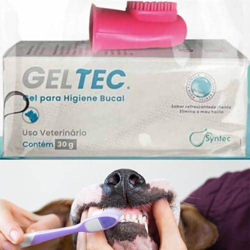CREME DENTAL 30G GELTEC SYNTEC Gel Dental para Cachorro e Gato
