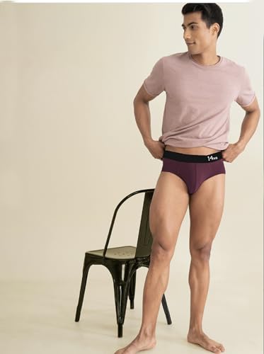 Image of PRETTIFY Super Cotton Modal Fabric Briefs for Men | Regular Fit, Ultra-Soft & Durable Exposed Waistband for All-Day Comfort-Pack of 1.