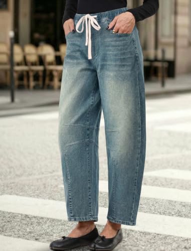 Barrel Jeans Women Boyfriend Baggy Jeans - image 4