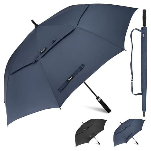 Best golf umbrella with uv protection Gonex 80 Inch Automatic Open Golf Umbrella