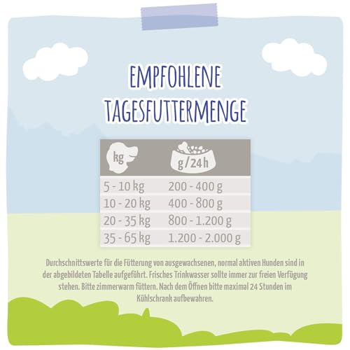MjAMjAM - Premium Nassfutter für Hunde - DUO von saftigem Hühnchen & Forelle an gedämpfter Zucchini, 6er Pack (6 x 200g), getreidefrei mit extra viel Fleisch