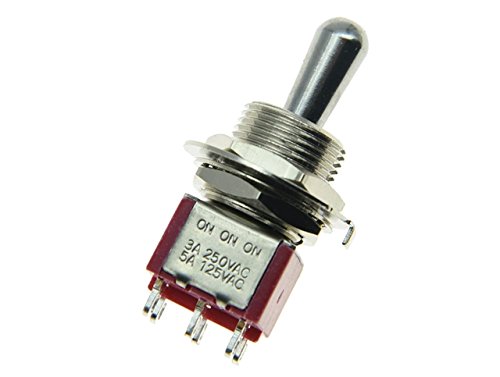 Mini interrupteur à bascule SPDT 2 positions pour circuits électroniques