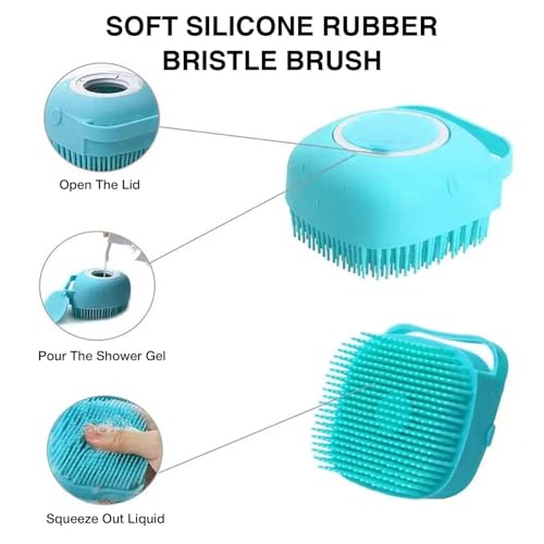 Image of 4-in-1 Pet Grooming & Cleaning Set | Silicone Washing Gloves, Grooming Glove Brush, Paw Cleaner Cup & Soft Bath Scrubber | for Dogs & Cats | Easy Bathing, Fur Removal & Daily Paw Hygiene