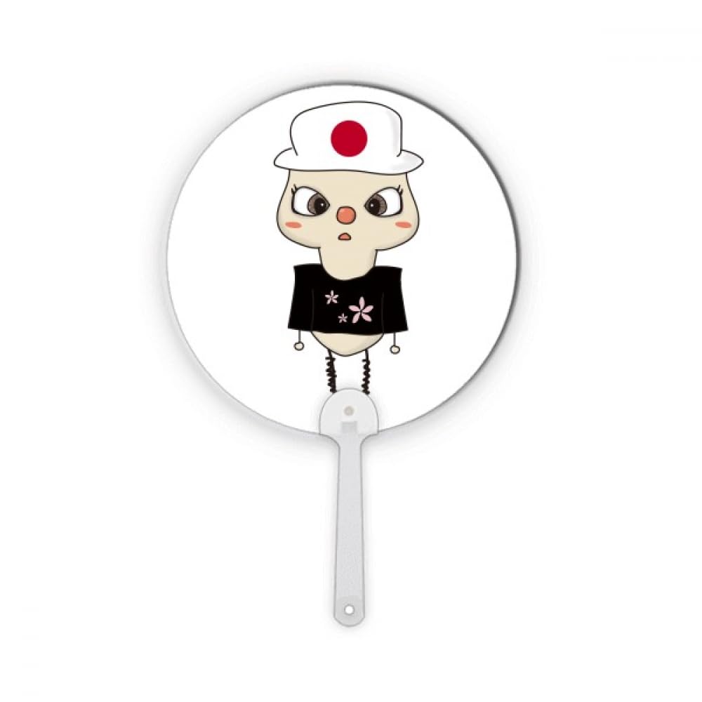 Drapeau japonais en plastique rond pour reussir une decoration asiatique durable