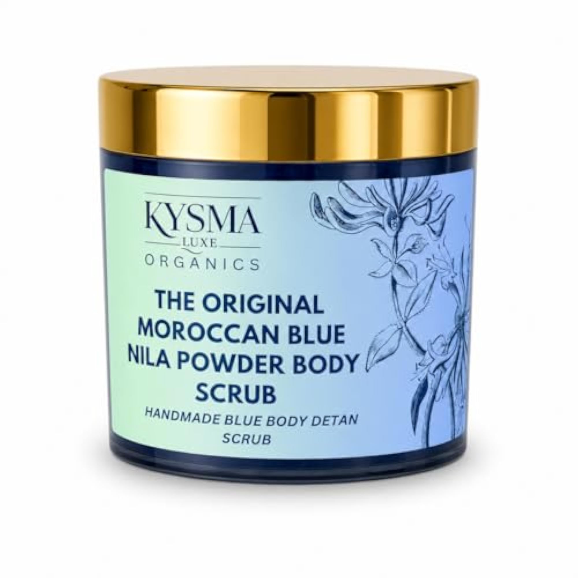 Organics Handmade Moroccan Blue Nila Powder Body Scrub