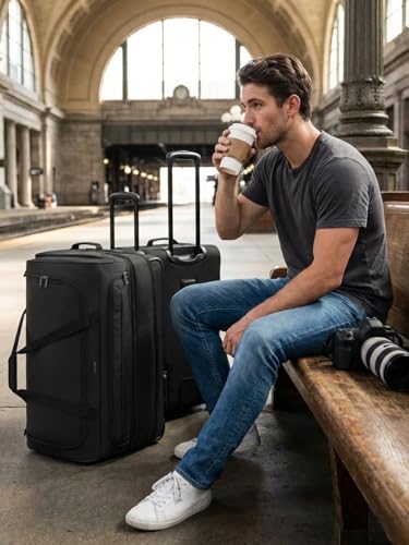 Duffle Essentials Wheeled Duffle Set L Exp bagage soute trolley noir - 3