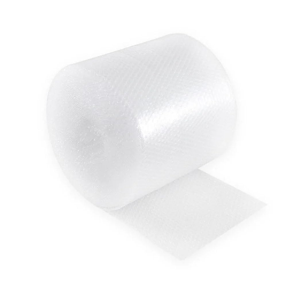 Doppellagige, Stoßfeste Luftpolsterfolie, 1 M Rolle, Druckentlastungspufferfüllung for Die Logistikverpackung Zerbrechlicher Güter(W 20cm x 5m)