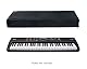 61 Tasten Anti-Static Waterproof Nylon Fabric Electronic Piano Keyboard Dust Cover (Schwarz)