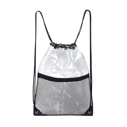 Mochila Transparente con Cordón, Mochila de Deporte Transparente, Bolsa de Gimnasia Transparente...