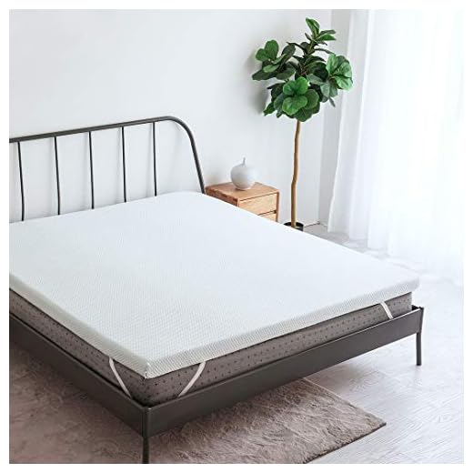 CO-Z 3-Inch Gel-Infused Cooling Memory Foam Mattress Topper Queen Size, Ventilated Air Cell Technology, w/Removable Ice-Silk Cover, Perfect for Summer Use, CertiPUR-US Certified, 10-Year Warranty