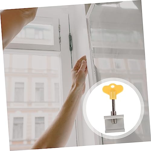ORFOFE 6 Peças Limitador De Janela Deslizante Rolha De Janela De Escritório Fechaduras De Segurança