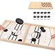 Ryvera Hockey Brettspiel, Sling Puck Spiel, Super Winner Spielzeug, Tischhockey, Doppelkampf Schnell Bouncing Brettspiel, Schachbrettset Tisch-Desktop-Spiel, Weihnachten Geschenk für Kinder Erwachsene